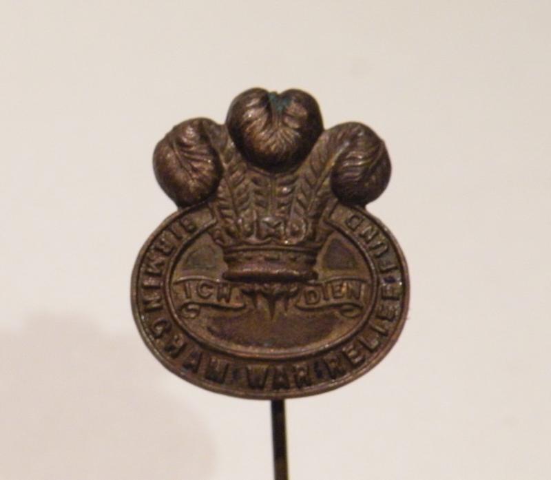 WW1 Era Birmingham War Relief Fund Fundraising Stick Pin