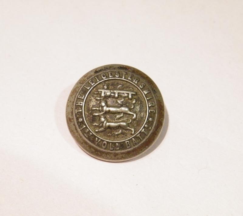 The Leicestershire 1st Volunteer Battalion The Leicestershire Button
