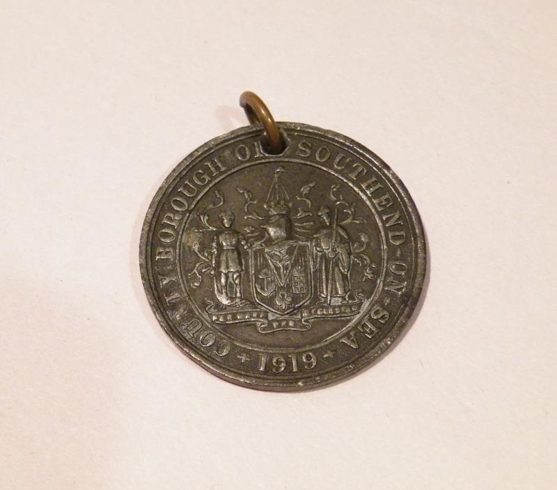 1919 Borough Of Southend Peace Medallion