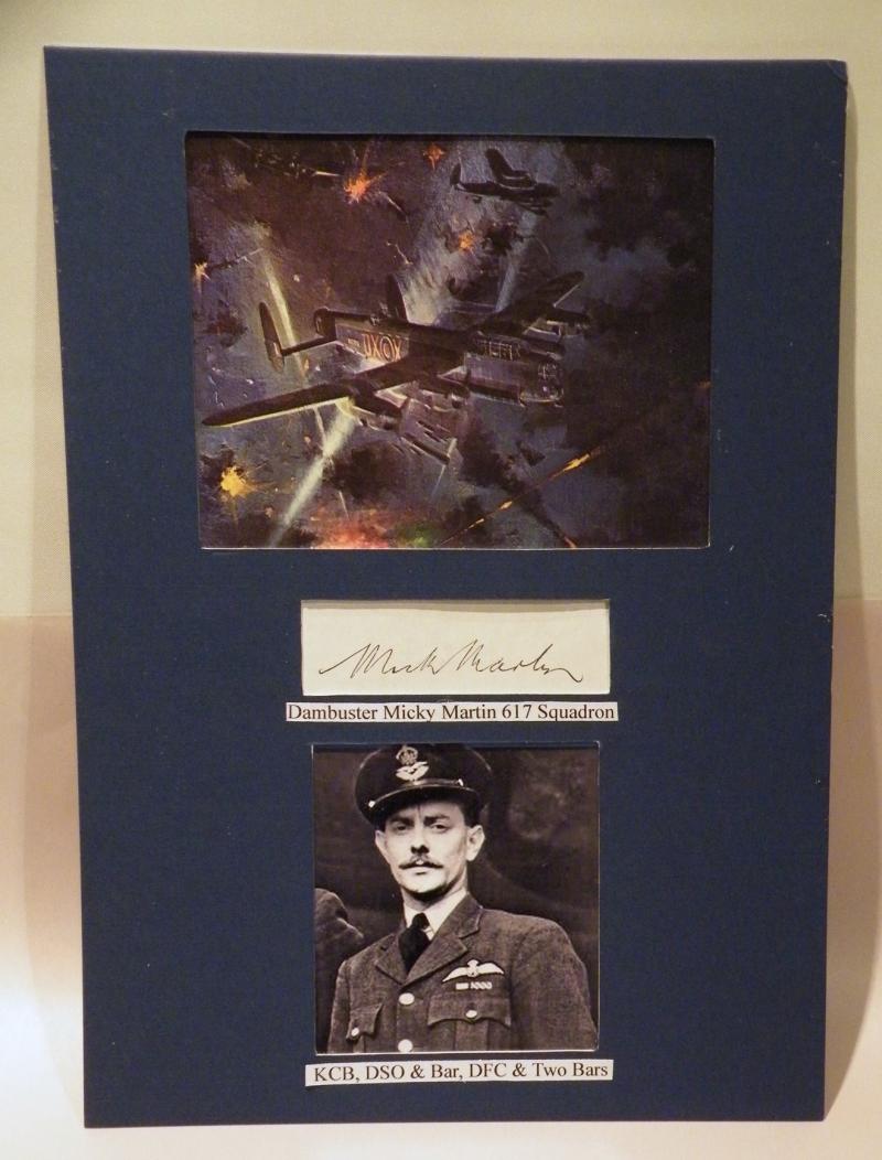 Original Signature Micky Martin – Dambuster.