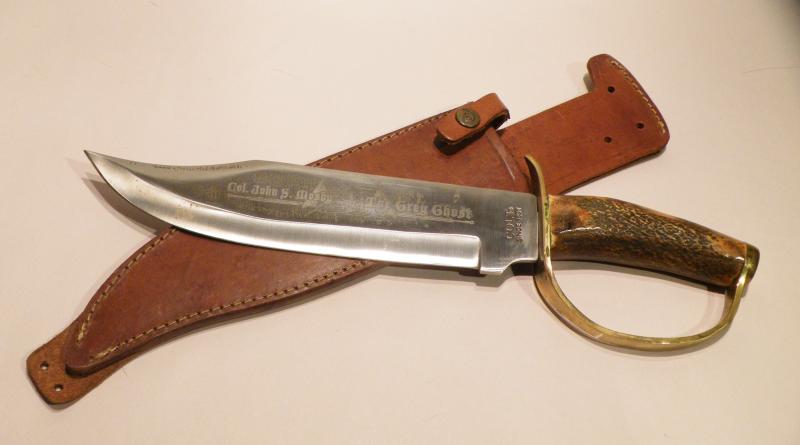 Vintage Colt Rough Rider Bowie Knife Colonel Mosby Tribute.