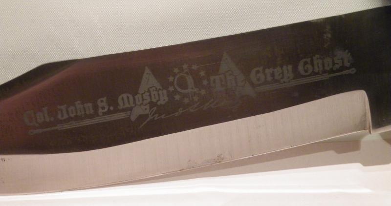 Vintage Colt Rough Rider Bowie Knife Colonel Mosby Tribute.