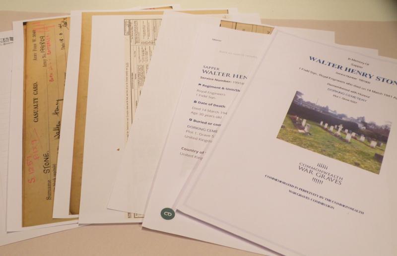 WW2 Medal Trio to Sapper Stone RE Accidently Killed 1941.