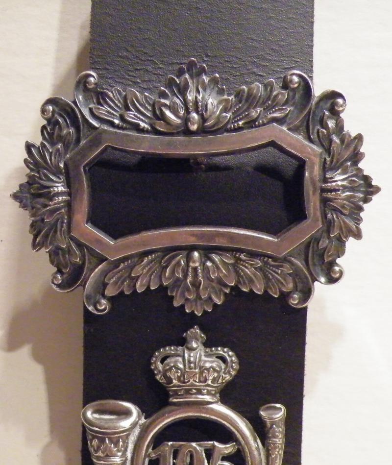 Victorian Infantry Officers Whistle, Chains Belt Mounts and Badge