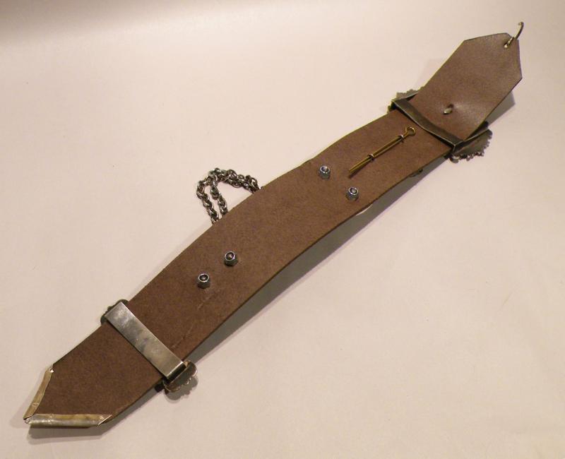 Victorian Infantry Officers Whistle, Chains Belt Mounts and Badge