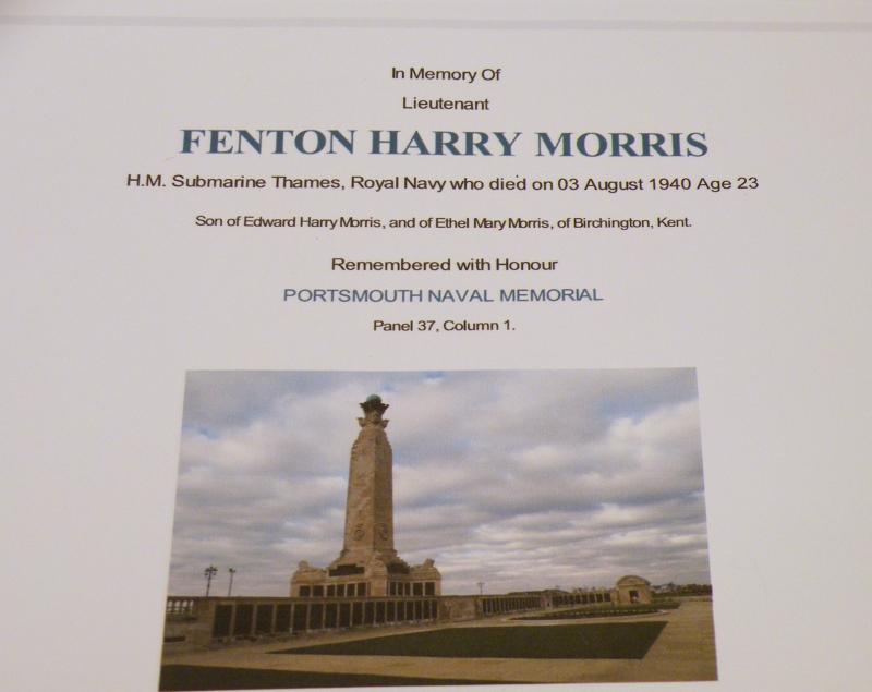 WW2 Medal Group 4 to Lieut Morris KIA HM Submarine Thames 1940.