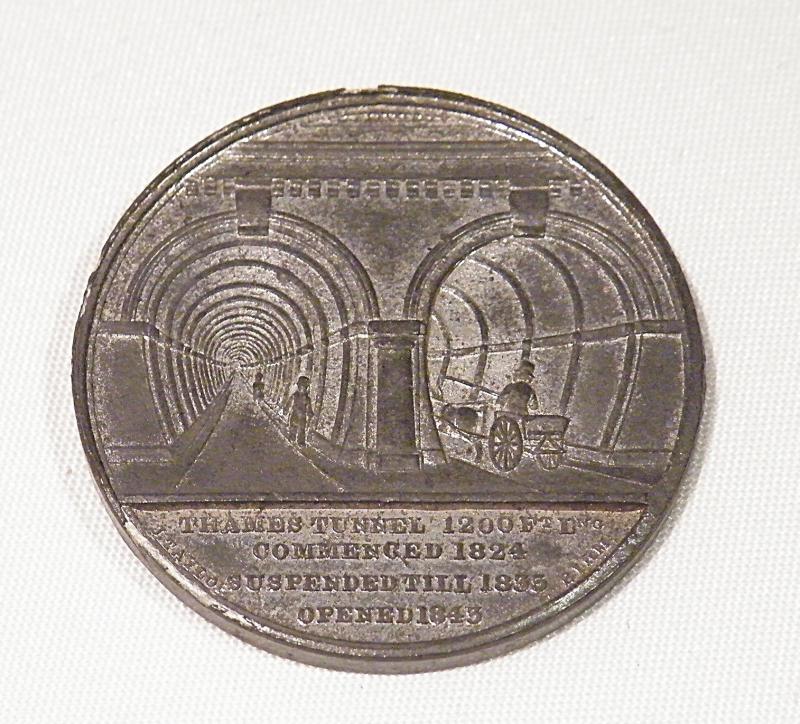 Victorian Thames Tunnel Medallion 1842.