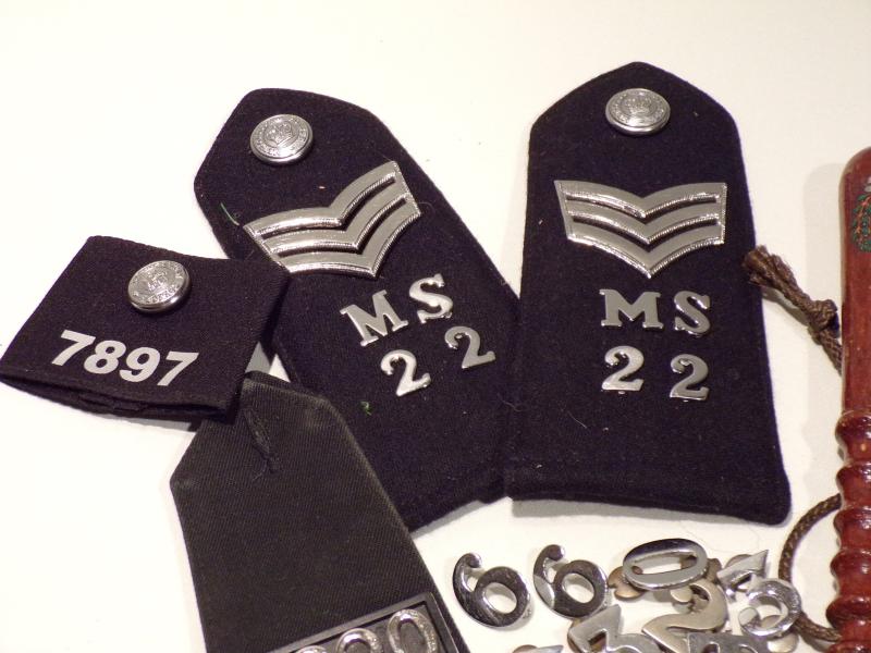 Collection of Vintage Metropolitan Police Insignia etc