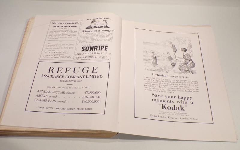 Post WW1 The British Legion Album – Fund Raising Book