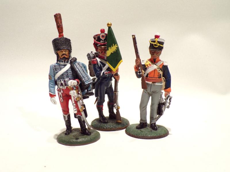 Three Vintage Del Prado Painted Die Cast Figures – UK & France 1
