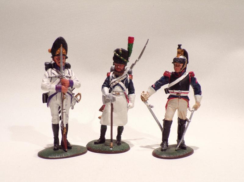 Three Vintage Del Prado Painted Die Cast Figures – France & Germany 2