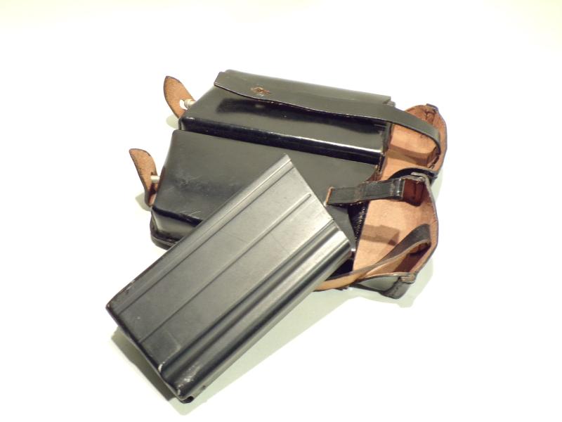1960’s German Leather Ammo Pouch and Mags