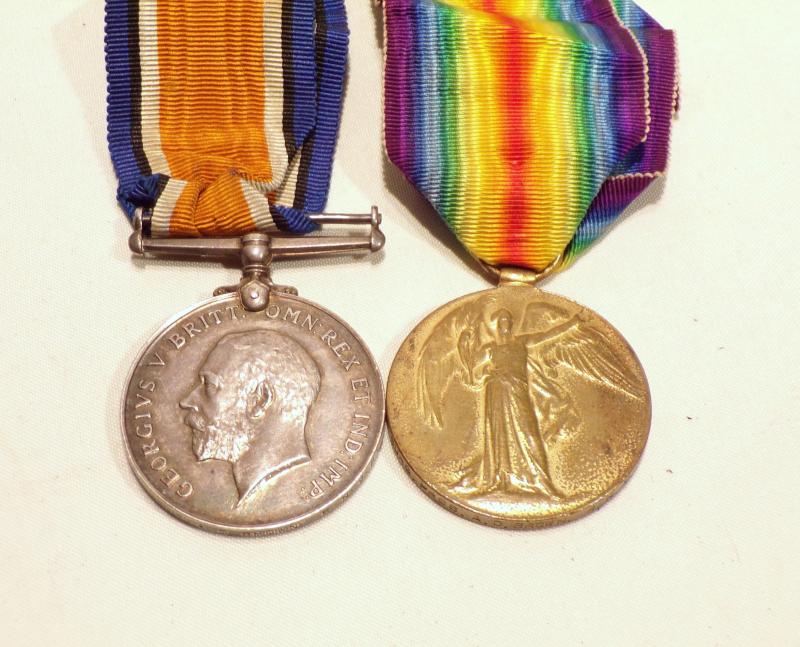 WW1 Medal Pair to Surgeon Probationer Brown RNVR.