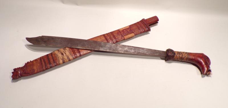 Vintage Indonesian Mandau Sword.