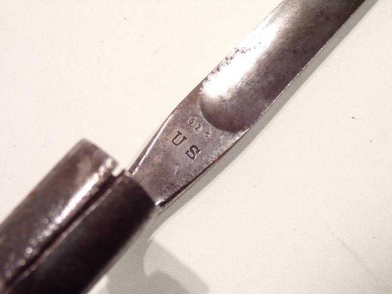 American Civil War Socket Bayonet & Frog.