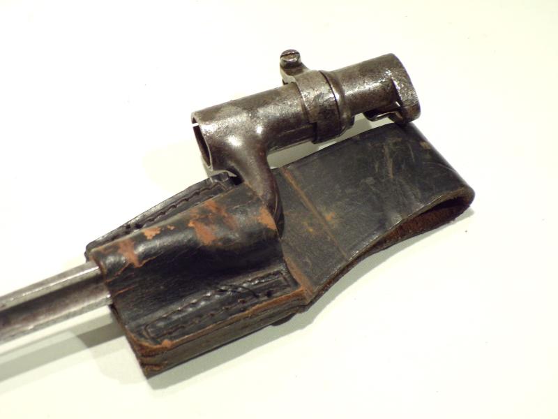 American Civil War Socket Bayonet & Frog.