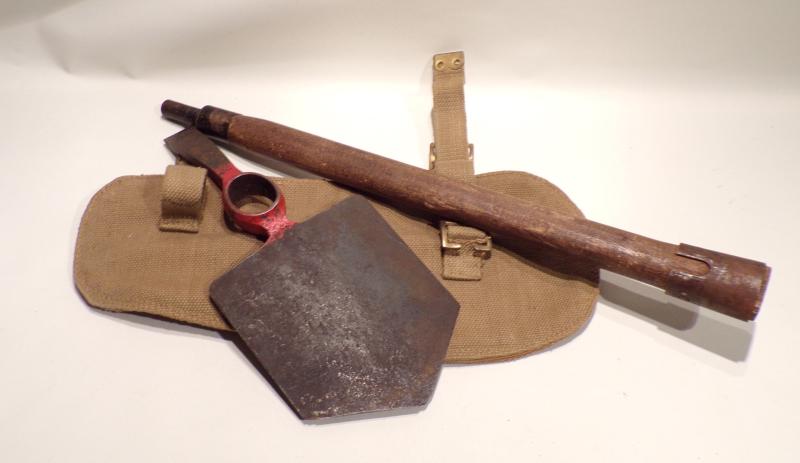 WW2 British E-Tool Complete in Web Cover.