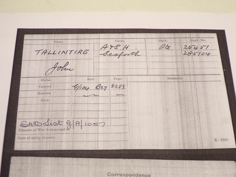 WW1 Medal Pair to Tallintire Argyle / Seaforth Highlanders MM Winner