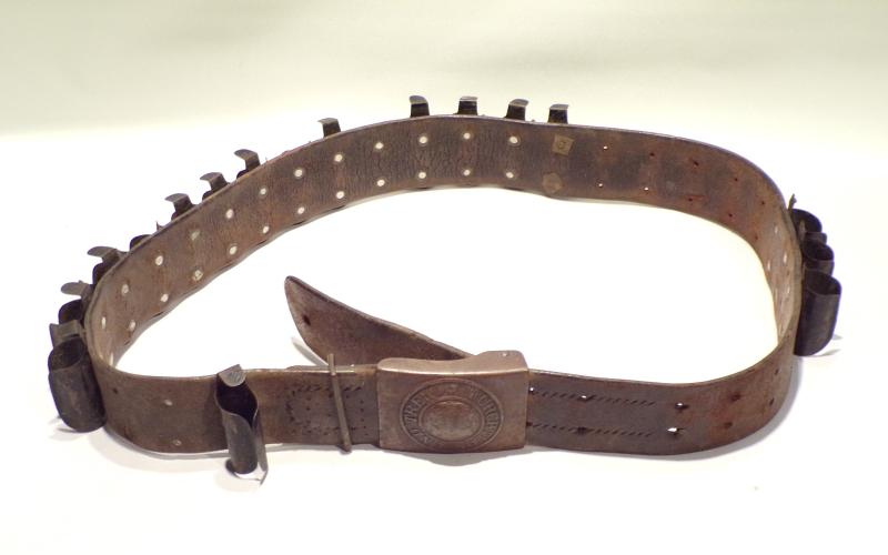 WW1 German Belt & Buckle – Shotgun Belt.