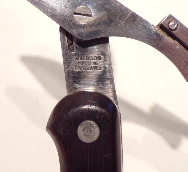 Vintage Ibberson Double Sharp Gardeners Folding Knife.