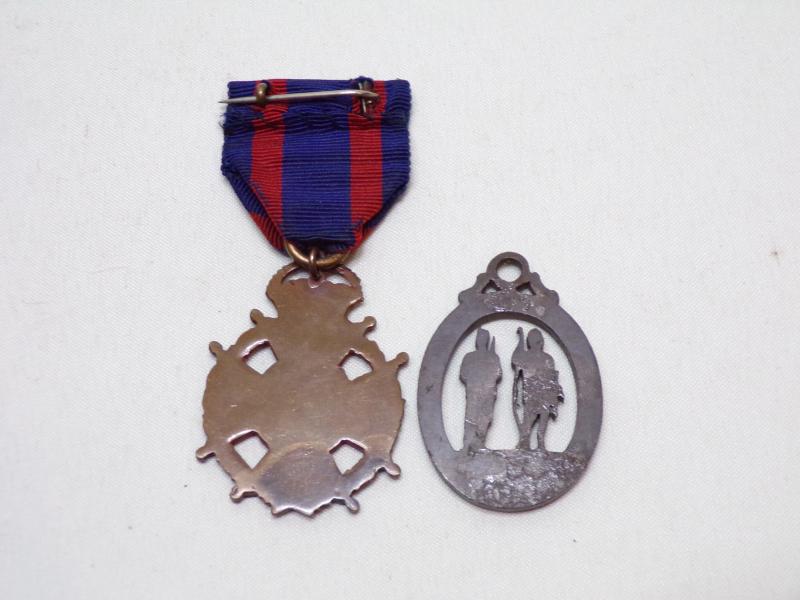 Collection of Six Rifle Clubs Pendants and Medal