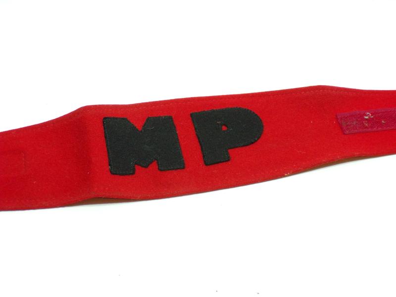 Vintage MP Sewn Cloth Arm Band