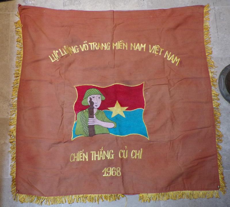 Rare Vietnam Forces Embroidered Pennant.
