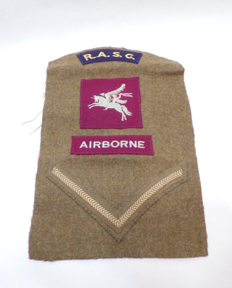 WW2 RASC Airborne Sleeve Panel.