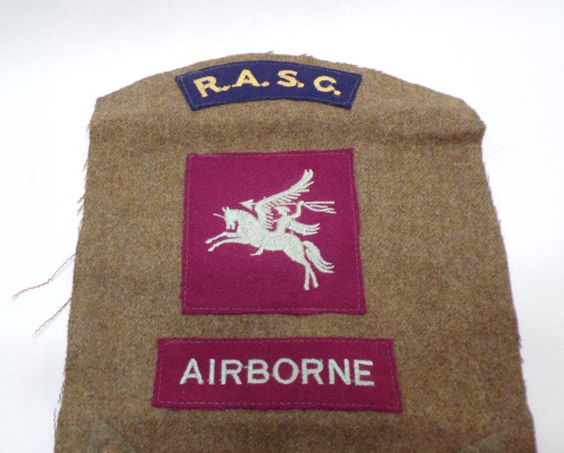 WW2 RASC Airborne Sleeve Panel.