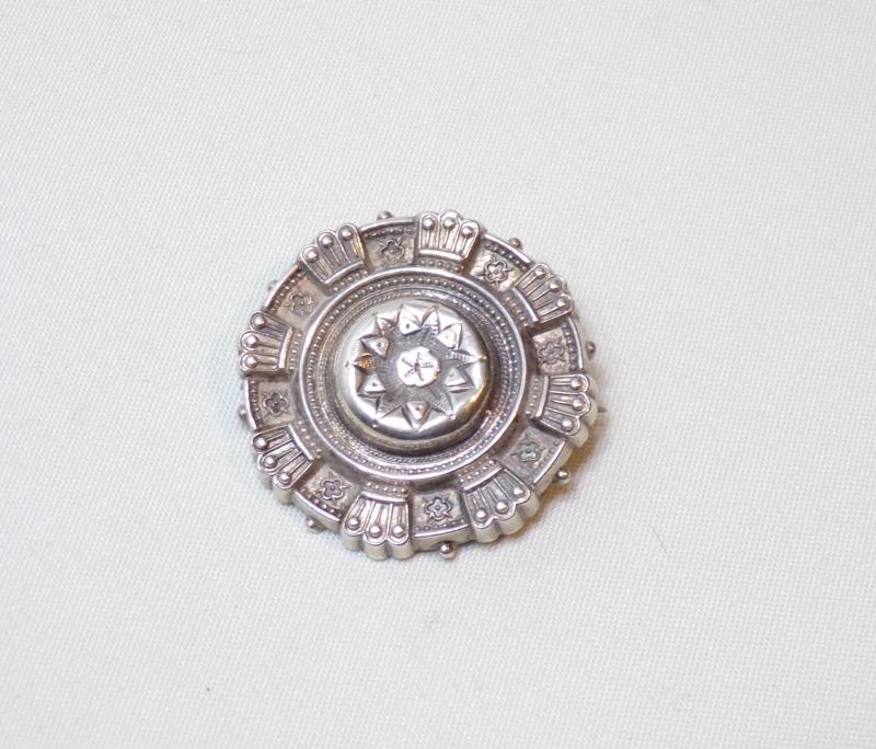 Victorian Silver Brooch.