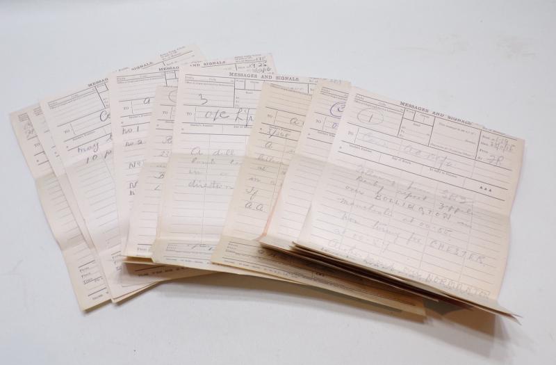 Collection of WW1 1916 Messages and Signals – Zeppelins Etc