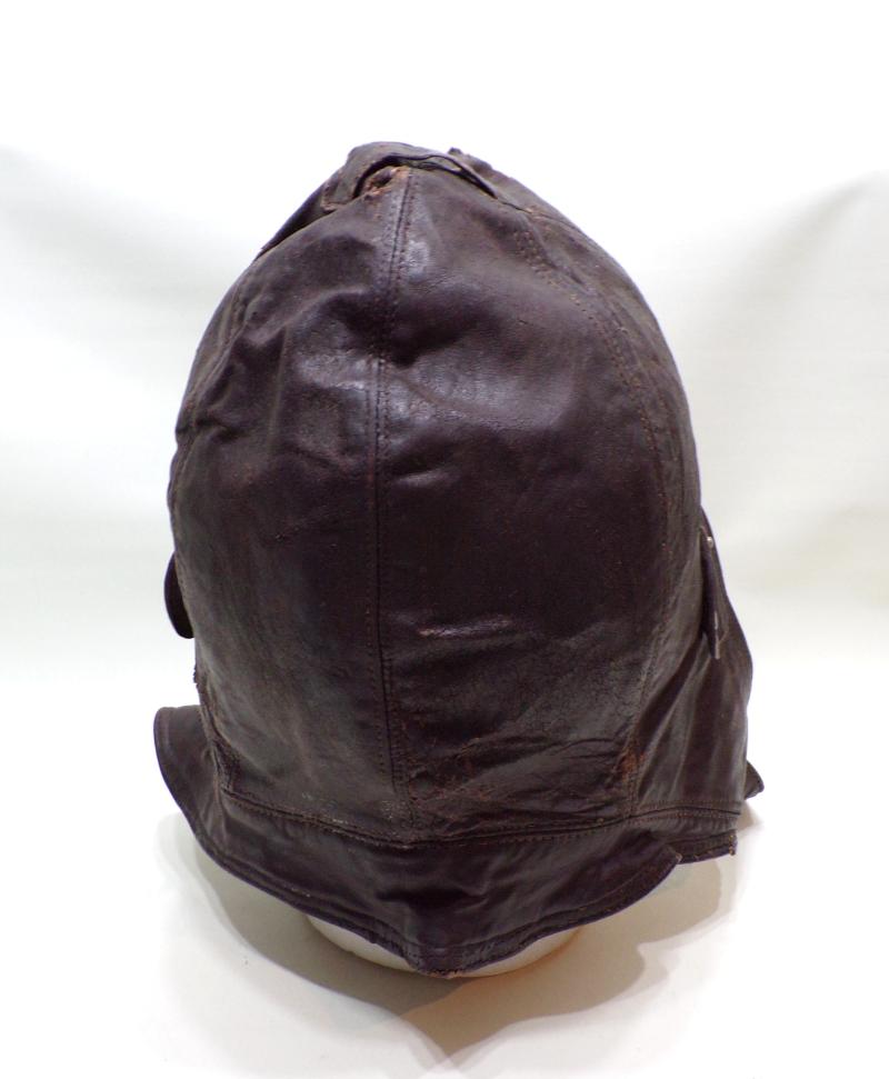 WW1 German Leather Flying Helmet.