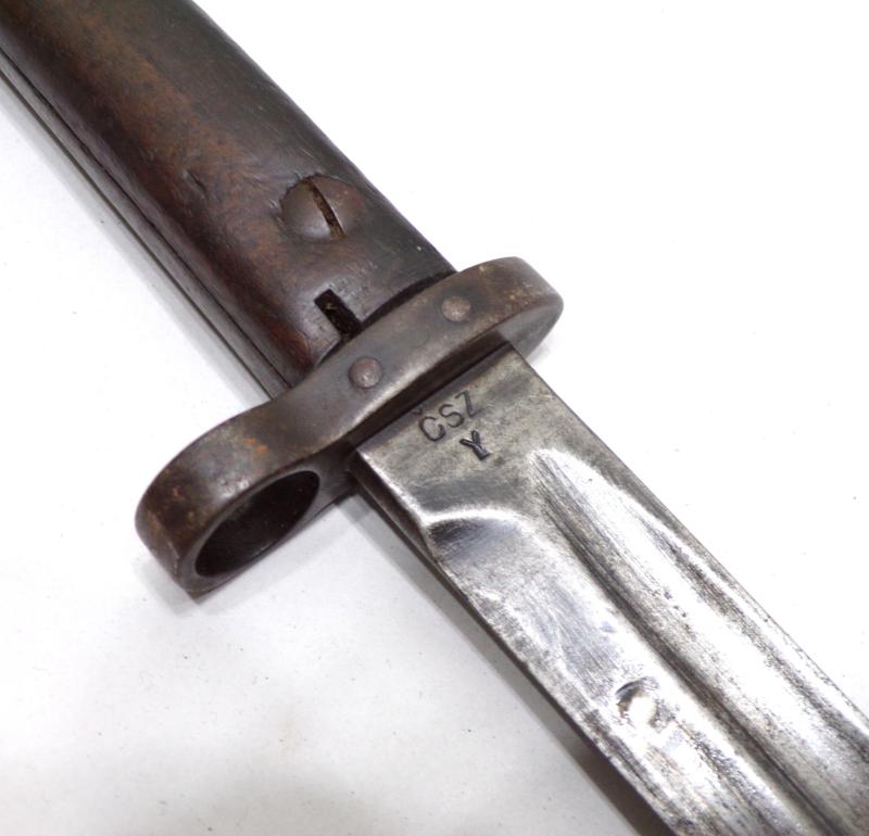 Czechoslovakian VZ24 Mauser Bayonet.