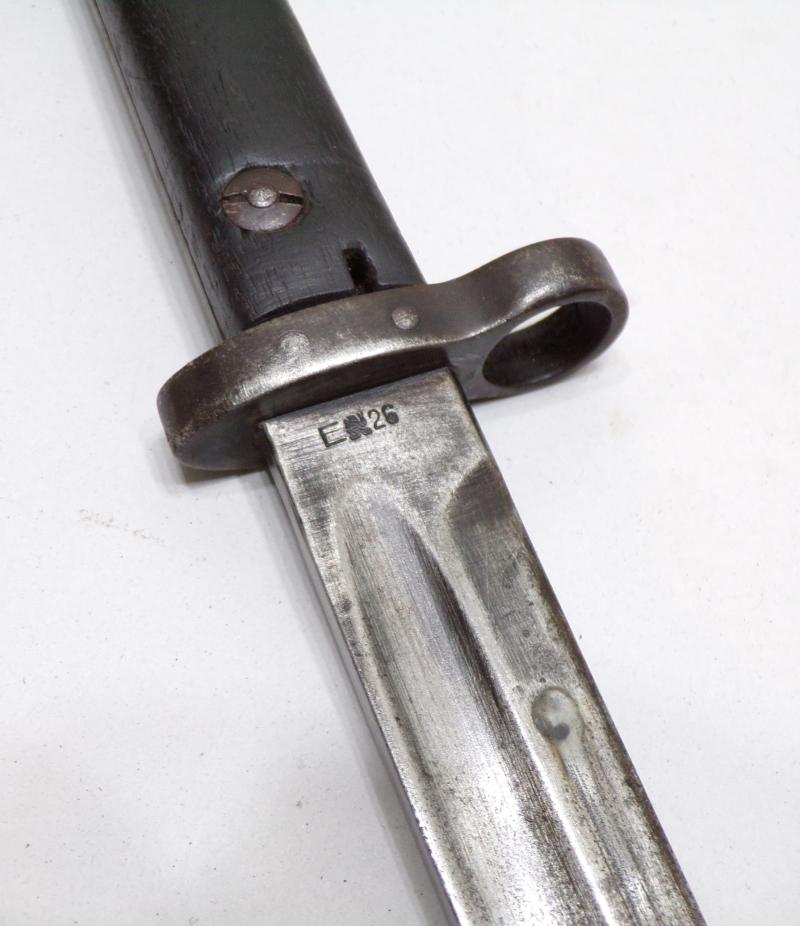 Czechoslovakian VZ24 Mauser Bayonet.