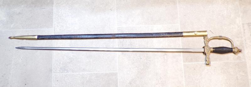 Quality Mid Century Spanish Court Sword.