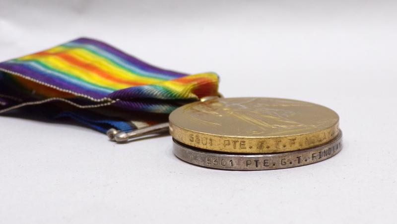 Scarce WW1 Medal Pair to Findley Scottish Horse Yeomanry.