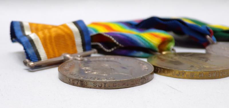 Territorial Force Medal Group 4 to Smith RFA & Queens.