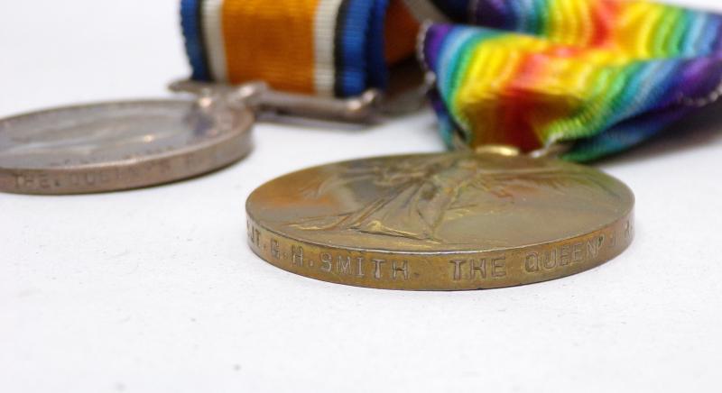 Territorial Force Medal Group 4 to Smith RFA & Queens.