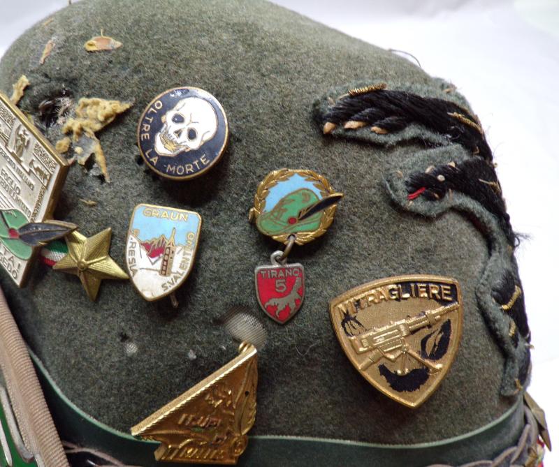 Rare WW2 Era Italian 5th Alpini Regiment Cap.