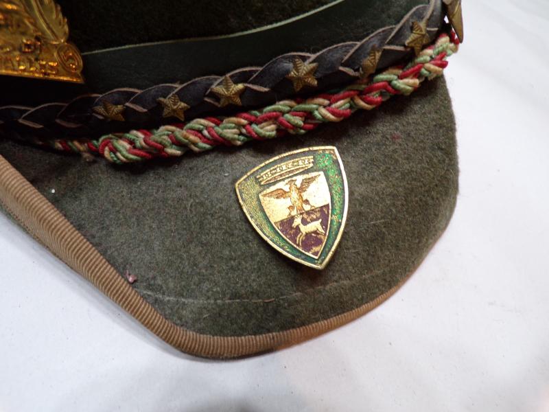 Rare WW2 Era Italian 5th Alpini Regiment Cap.