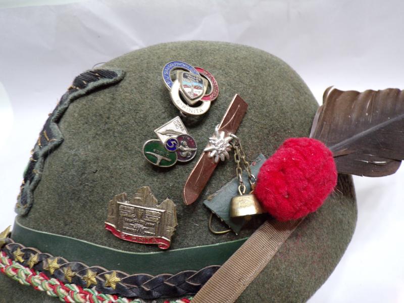 Rare WW2 Era Italian 5th Alpini Regiment Cap.