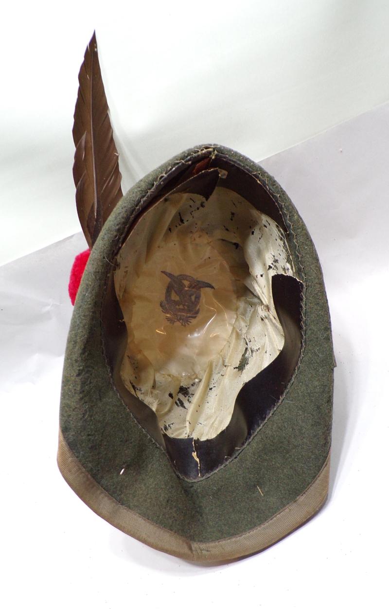 Rare WW2 Era Italian 5th Alpini Regiment Cap.
