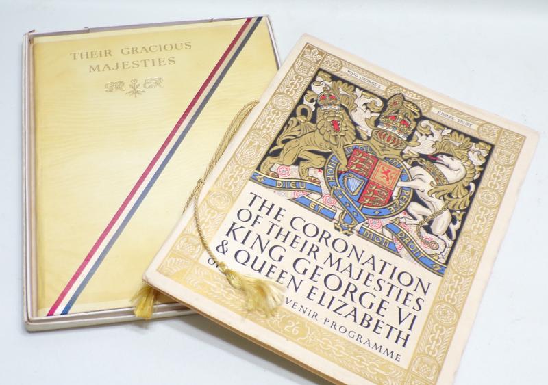 King George VI Official Coronation Program & Book.