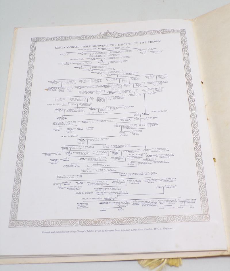 King George VI Official Coronation Program & Book.