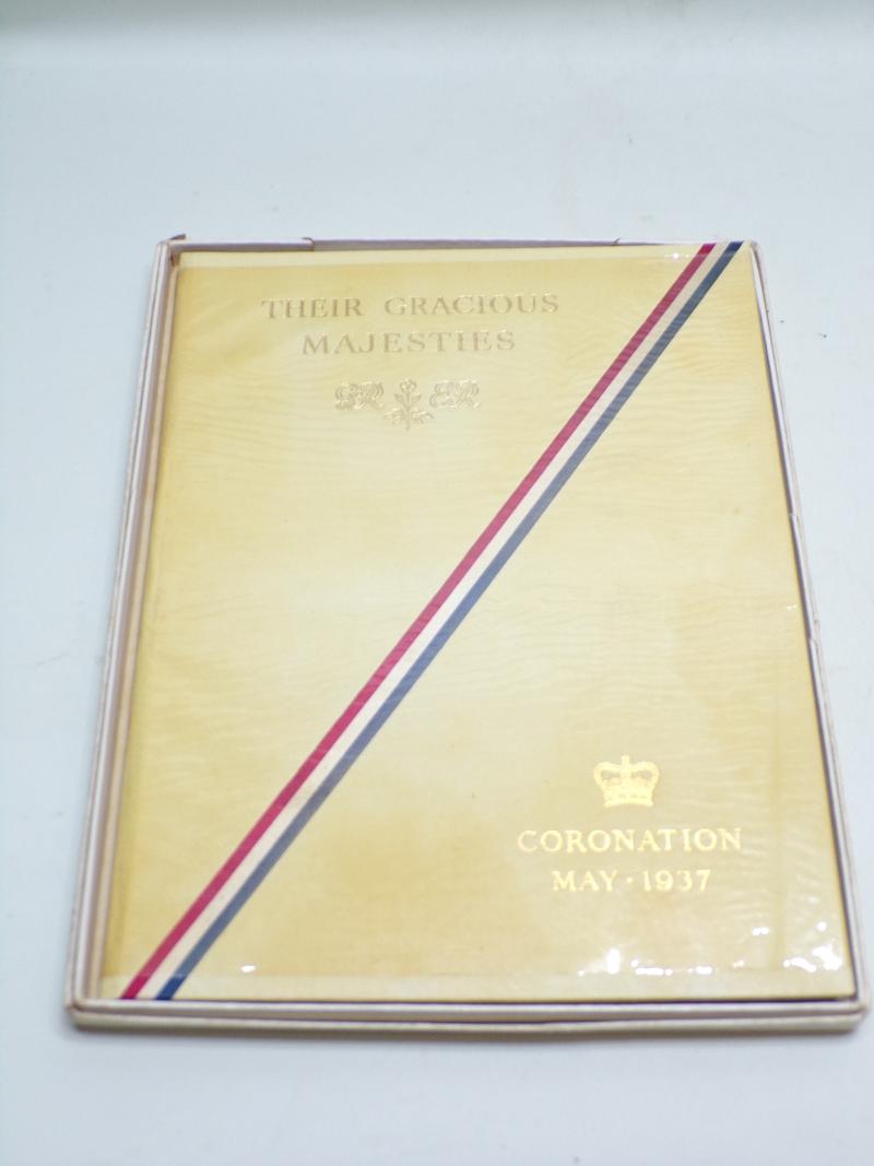 King George VI Official Coronation Program & Book.