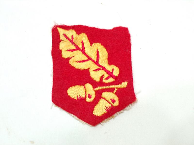 Vintage Irish Defence Force Curragh Cloth Patch.