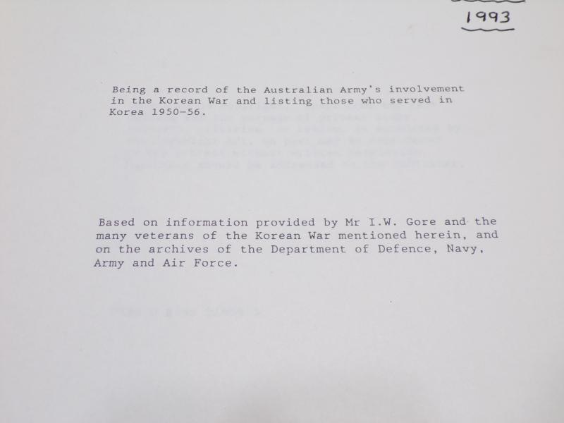 Book – Home by Christmas Australian Army Korea 1950-56