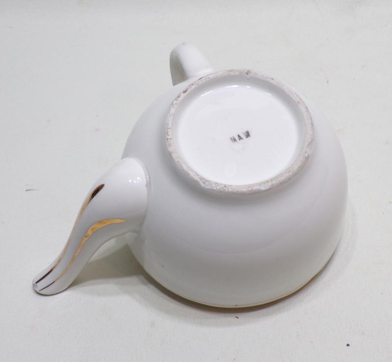 WW1 Era MAW Pottery Red Cross Invalid Feeder