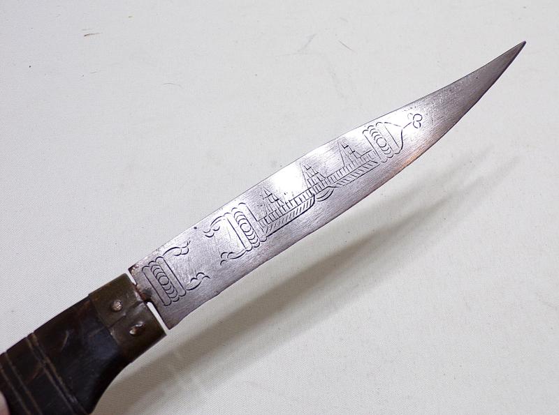 Vietnam War Era Cambodian Belt Knife.