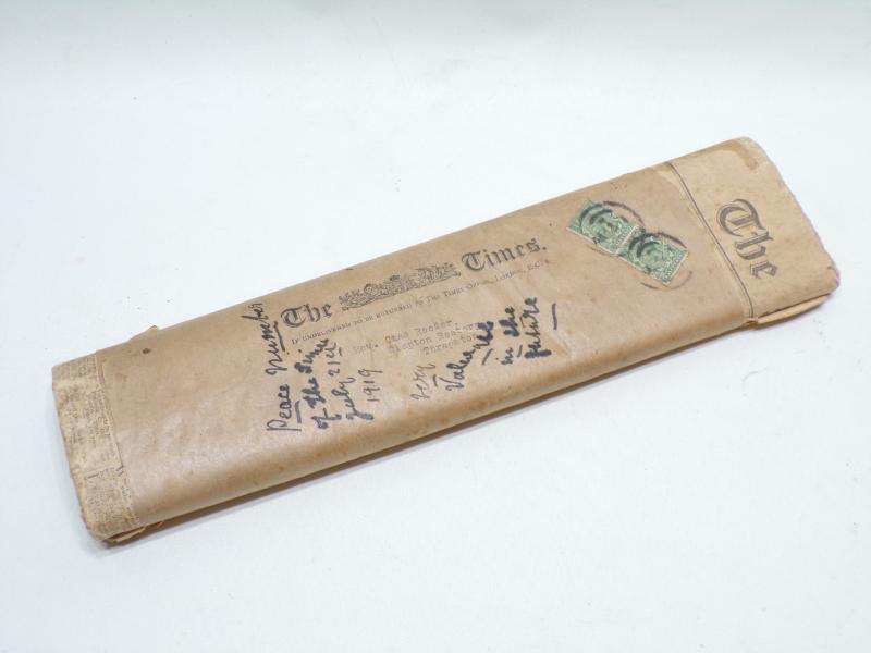 Super Rare The Times 1919 Peace Number – Still Packaged